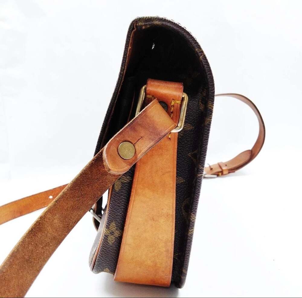 Vintage Louis Vuitton Monogram Cartouchiere MM Crossbody Bag - Picture 3 of 9